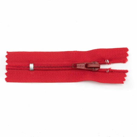 Cremallera pequeña SNS 8 cm - roja - Pack 50 uds