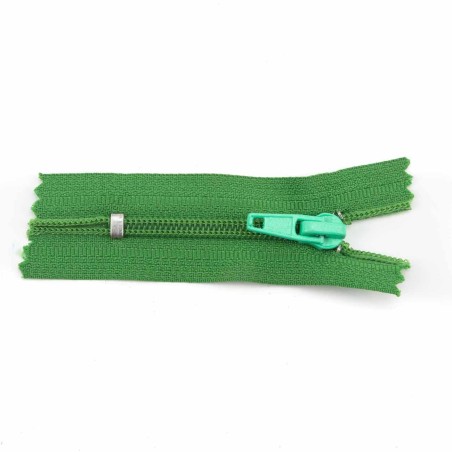 Cremallera pequeña SNS 6 cm - verde - Pack 50 uds