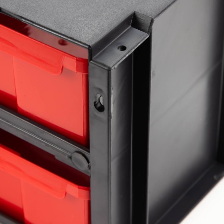 Estante cajonera plástico 4 cajones apilable Tayg 304002