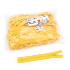 Cremallera YKK espiral malla 3 - 14 cm color amarillo...