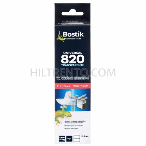 Cola de contacto transparente para plásticos...