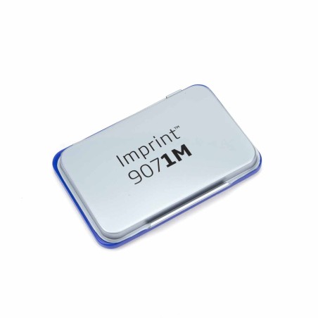 Tampón entintado para sellos AZUL 8,5x5,5 cm