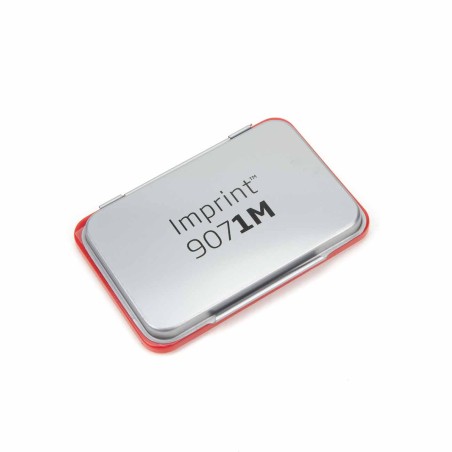 Tampón entintado para sellos ROJO 8,5x5,5 cm