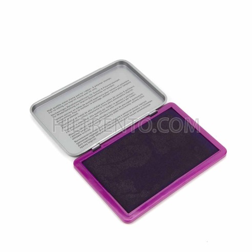 Tampón entintado para sellos LILA 11x7 cm