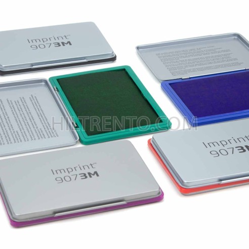 Tampón entintado para sellos ROJO 12,5x8cm