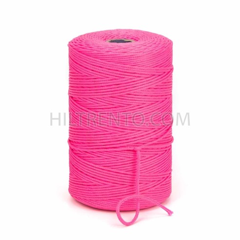 Cordón trenzado poliéster 2.5 mm, Rosa - 400...
