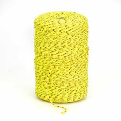 Cordón trenzado poliéster 2.5 mm, Amarillo - 400 metros