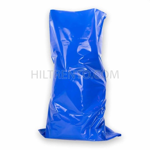 Saco plástico azul opaco G400 60x100 cm - Pack...