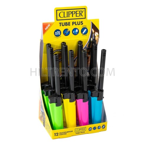 Pack 12 Mecheros encendedores gas clipper tube...