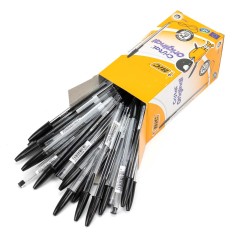 Bolígrafo Bic Cristal negro - Caja 50 uds