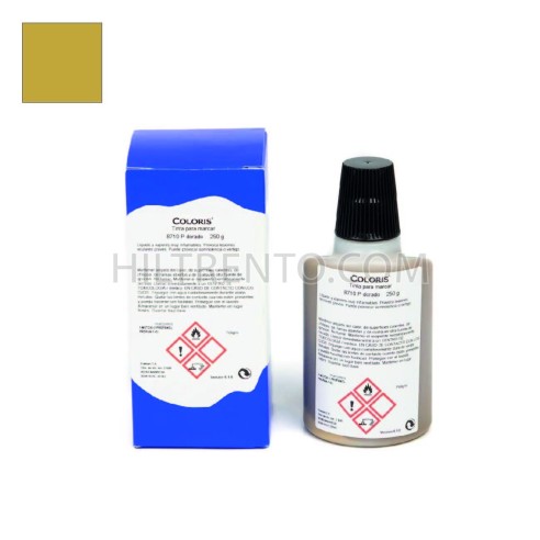 Tinta multiusos Coloris 8710 P Oro dorada - 250 g