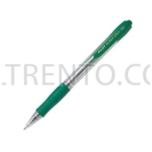 Bolígrafo PILOT Supergrip M Verde