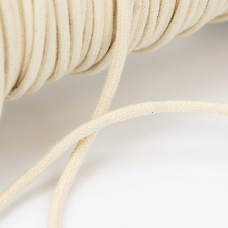 Cordón redondo ref.692 algodón 5 mm - Rollo 100 metros