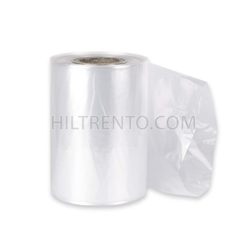 Bolsa plástico continuo tubo transparente 25...