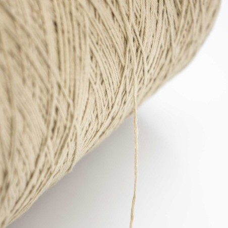Hilo Terblac beig (similar algodón) para coser alpargatas, etiquetas - Cono 4000 metros