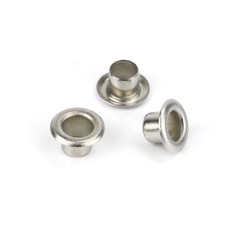 Ojete metálico 5 mm hierro níquel ref. 01- Caja 5000 uds