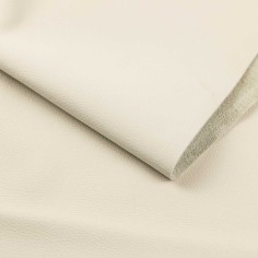 Piel Nobuk lavable grabada, color Marfil (Ivory 6004) ,...