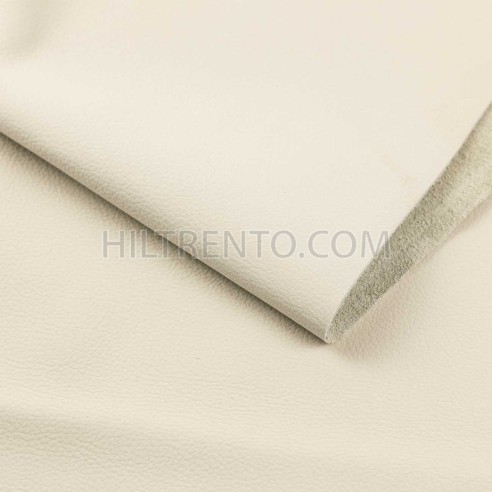 Piel Nobuk lavable grabada, color Marfil (Ivory...