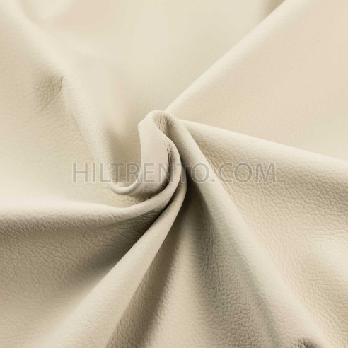 Piel Nobuk lavable grabada, color Marfil (Ivory...