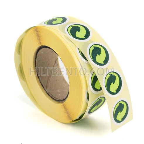 Etiquetas adhesivas redondas 20 mm "punto...