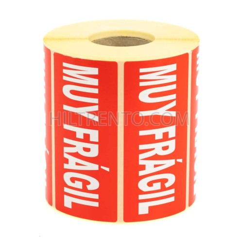 Etiquetas adhesivas "muy frágil" 110x50 mm -...