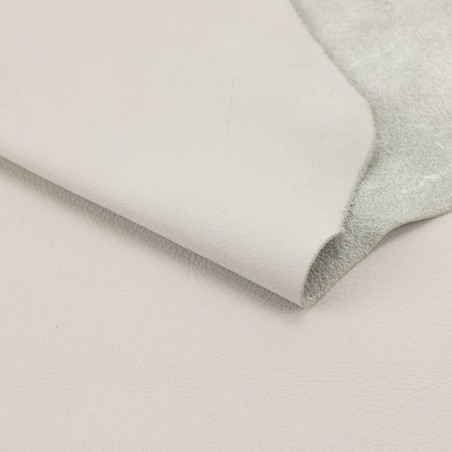Piel Nobuk lavable grabada, color Gris claro (Light grey 6008) , grosor 1,2 - 1,4 mm