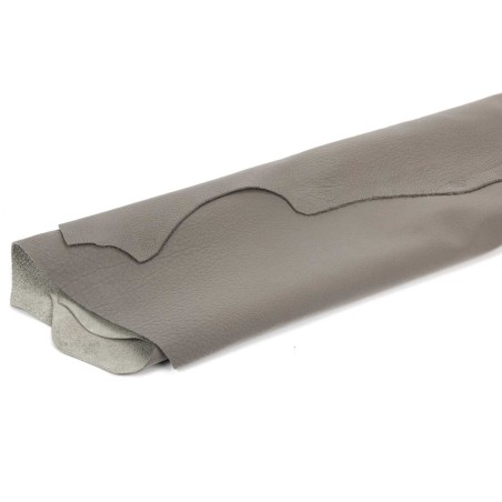 Piel Nobuk lavable grabada, color Acero (Steel 6006) , grosor 1,2 - 1,4 mm