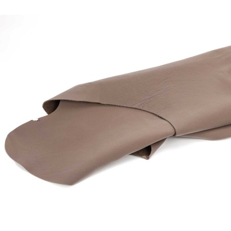 Piel Nobuk lavable grabada, color tierra (earth 6010) , grosor 1,2 - 1,4 mm