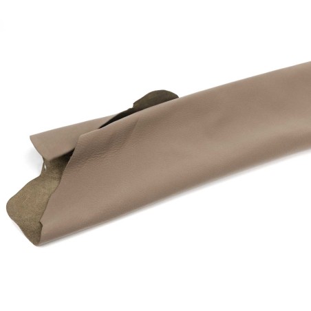 Piel Nobuk lavable grabada, color taupe 6016 , grosor 1,2 - 1,4 mm