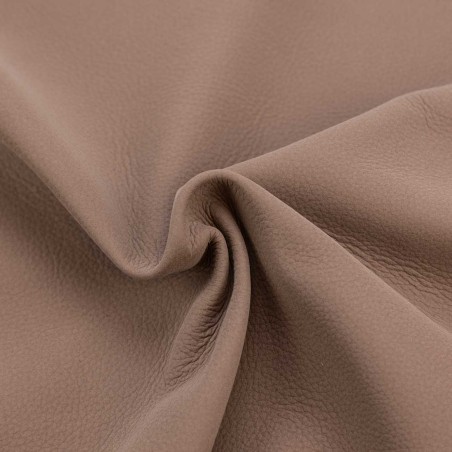 Piel Nobuk lavable grabada, color tabaco 6001 , grosor 1,2 - 1,4 mm