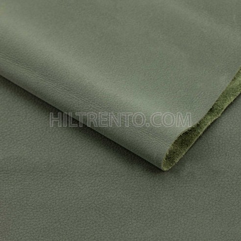 Piel Nobuk lavable grabada, color Verde oscuro...