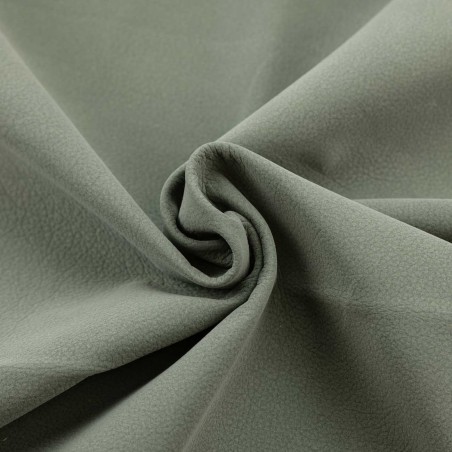 Piel Nobuk lavable grabada, color Verde oscuro (Jungle 6026) , grosor 1,2 - 1,4 mm