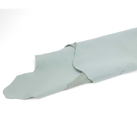 Piel Nobuk lavable grabada, color celeste (safira 6003) , grosor 1,2 - 1,4 mm