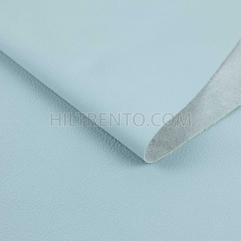 Piel Nobuk lavable grabada, color celeste...