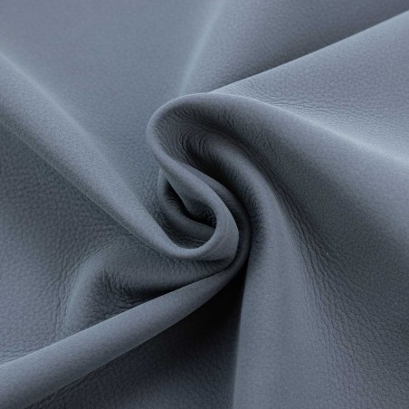Piel Nobuk lavable grabada, color Azul marino (smoke 6027) , grosor 1,2 - 1,4 mm
