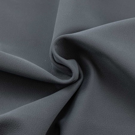 Piel Nobuk lavable grabada, color azul oscuro (night 6028) , grosor 1,2 - 1,4 mm