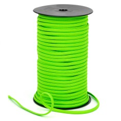 Cordón elástico verde fluor 6 mm TR6 - Rollo 100 metros