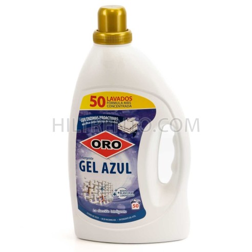 Detergente líquido Oro gel azul concentrado -...