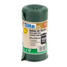 Bolsa basura verde 85x105 cm 120 litros - Pack 10 uds