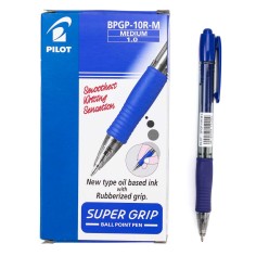 Bolígrafo PILOT Supergrip M Azul - Caja 12 uds