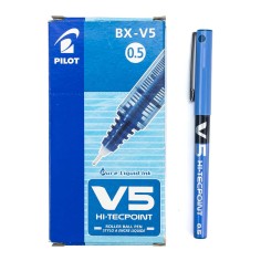 Bolígrafo PILOT V5 Azul - Caja 12 uds