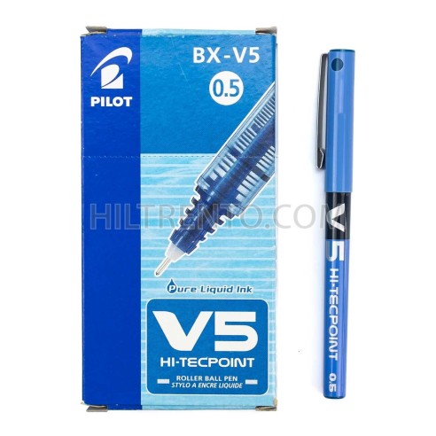Bolígrafo PILOT V5 Azul - Caja 12 uds