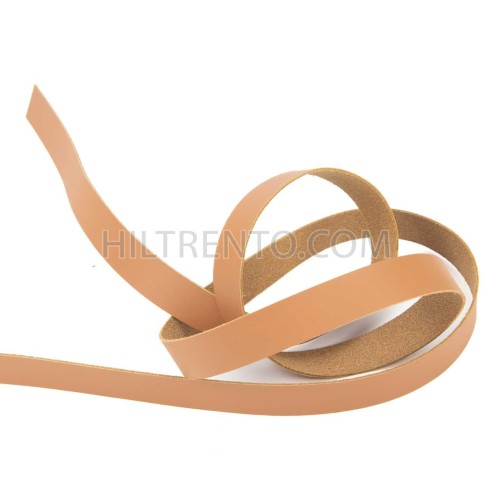 100 Tiras de cuero 15 mm x 1 m, piel auténtica...