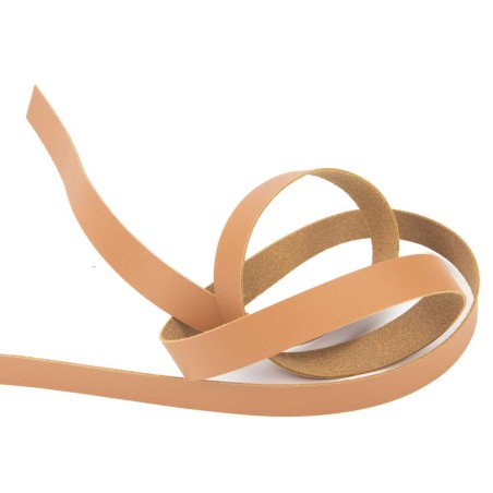 100 Tiras de cuero 15 mm x 1 m, piel auténtica de 1 mm de espesor (varios colores)