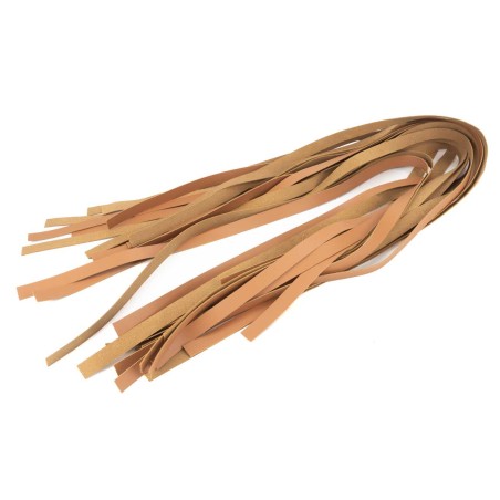 100 Tiras de cuero 15 mm x 1 m, piel auténtica de 1 mm de espesor (varios colores)