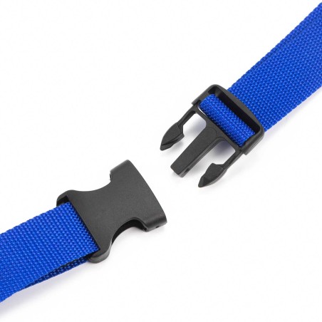 Hebilla mochila 40 mm plástico negra liberación rápida