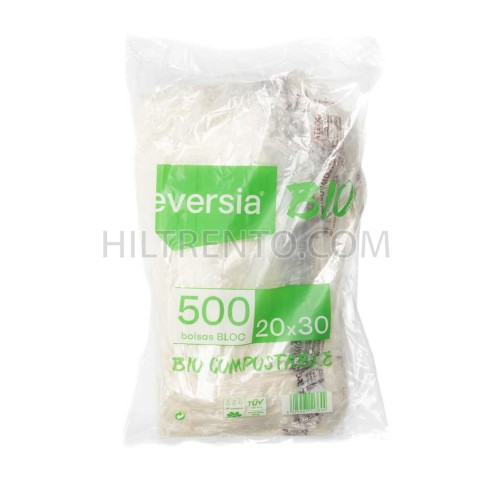 Bolsa block compostable biodegradable 20x30...
