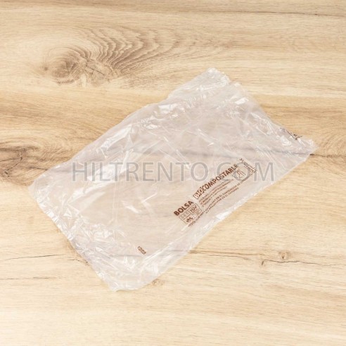 Bolsa block compostable biodegradable 20x30...