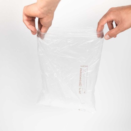 Bolsa block compostable biodegradable 25x35 galga 44  - 500 uds