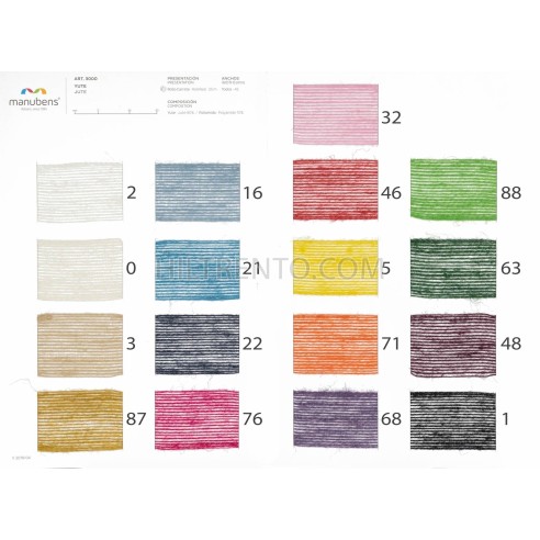 Cinta de yute - arpillera 40 mm Manubens P 3000...